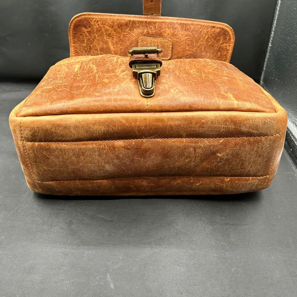 ONA The Bowery Leather Camera Bag Antique Cognac Messenger Shoulder Bag